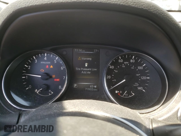 2017 Nissan Rogue SV with VIN 5N1AT2MVXHC897394, listed as a Copart auction lot 57655995 with 71,932 mi miles and Salvage title. Bid and sale history available at DreamBid. Image 9.