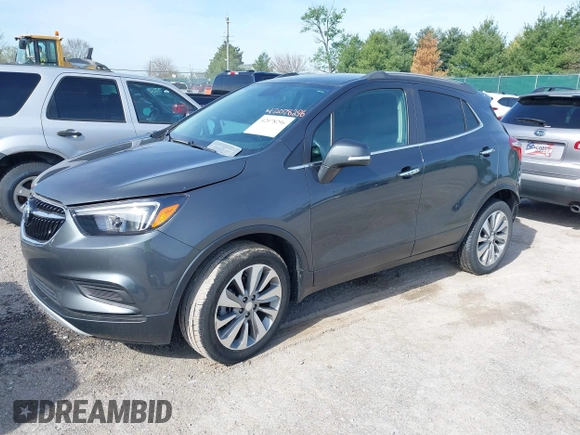2018 Buick Encore Preferred with VIN KL4CJESB9JB616687, listed as a IAAI auction lot 42078296 with 49,256 mi miles and . Bid and sale history available at DreamBid. Image 2.