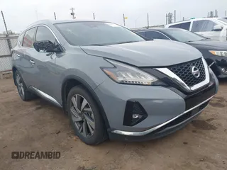 2021 Nissan Murano SL with VIN 5N1AZ2CJ1MC136874, listed as a IAAI auction lot 41916694 with 71,645 mi miles and . Bid and sale history available at DreamBid. Image 1.