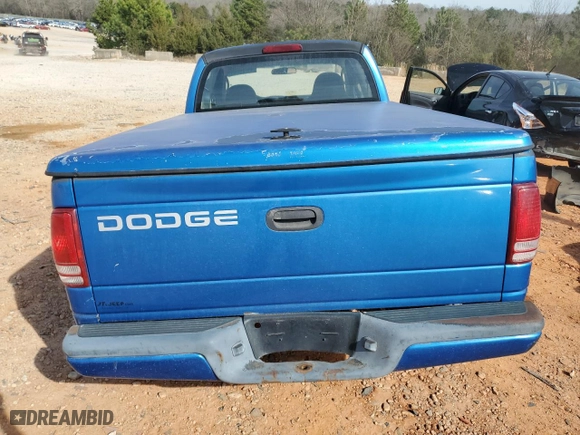 2001 Dodge Dakota with VIN 1B7FL22P31S153808, listed as a Copart auction lot 49729205 with 173503 miles and Salvage Title. Bid and sale history available at carsss.com. Image 6.