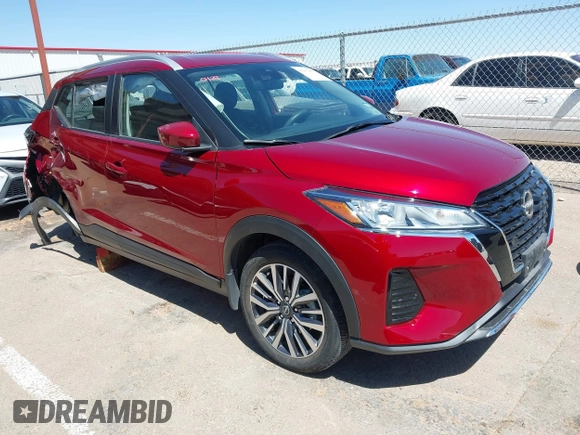 2023 Nissan Kicks SV with VIN 3N1CP5CVXPL514953, listed as a IAAI auction lot 42152057 with 7,909 mi miles and . Bid and sale history available at DreamBid. Image 14.