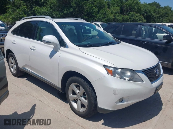2010 Lexus RX 350 with VIN 2T2BK1BA4AC038283, listed as a IAAI auction lot 42522693 with 119,934 mi miles and . Bid and sale history available at DreamBid. Image 1.