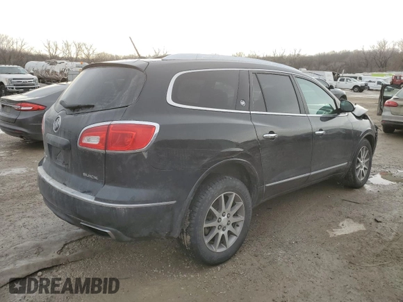 2013 Buick Enclave Leather with VIN 5GAKRCKDXDJ220277, listed as a Copart auction lot 46307075 with 164,463 mi miles and Salvage Title. Bid and sale history available at carsss.com. Image 3.