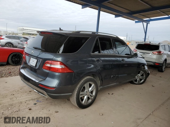 2013 Mercedes-Benz M 350 with VIN 4JGDA5JB8DA103562, listed as a Copart auction lot 45216375 with 157,395 mi miles and Salvage Title. Bid and sale history available at DreamBid. Image 3.