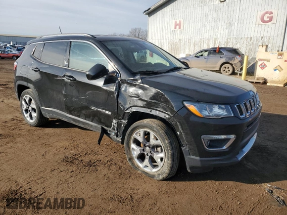 2021 Jeep Compass Limited z VIN 3C4NJDCB1MT550453, wystawiony jako Copart lot #48127825 z przebiegiem 58 285 mil mil oraz Czysty tytuł • Clean title. Historia ofert i sprzedaży dostępna na DreamBid. Obrazek 4.