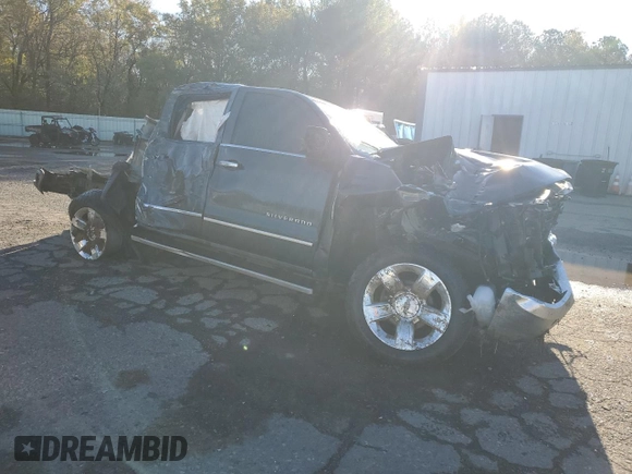 2017 Chevrolet Silverado 1500 LTZ with VIN 3GCPCSEJXHG429043, listed as a Copart auction lot 81534204 with Not Provided miles and Salvage Title. Bid and sale history available at DreamBid. Image 4.