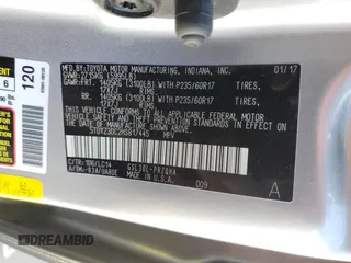2017 Toyota Sienna XLE Auto Access Seat с VIN 5TDYZ3DC2HS817445, выставлен на аукционе Copart как лот 56551795 с пробегом 95 336 миль миль и Списание • Salvage title. История ставок и продаж доступна на DreamBid. Изображение 14.