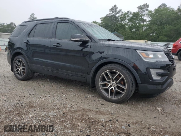 2016 Ford Explorer Sport with VIN 1FM5K8GT2GGC06478, listed as a Copart auction lot 57241875 with 153,657 mi miles and Salvage title. Bid and sale history available at DreamBid. Image 4.