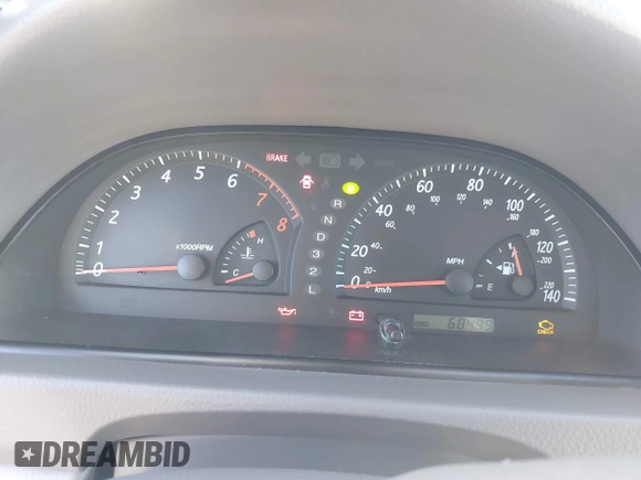 2004 Toyota Camry LE with VIN 4T1BF30K94U577260, listed as a IAAI auction lot 41906287 with 68,499 mi miles. Bid and sale history available at carsss.com. Image 7.