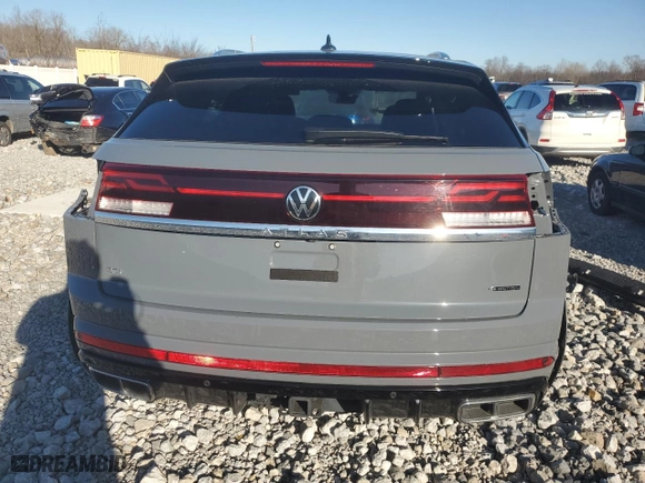 2024 Volkswagen Atlas Cross Sport 2.0T SEL R-Line with VIN 1V2AE2CA6RC213499, listed as a Copart auction lot 84230384 with 15,665 mi miles and Salvage Title. Bid and sale history available at carsss.com. Image 6.