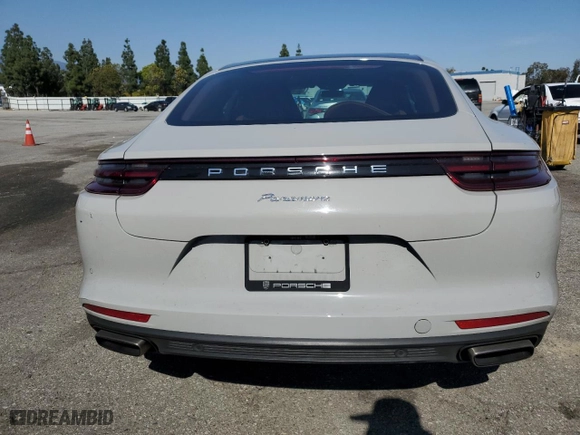 2020 Porsche Panamera with VIN WP0AA2A76LL100597, listed as a Copart auction lot 50271415 with 0 mi miles and Salvage Title. Bid and sale history available at carsss.com. Image 6.