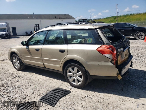 2008 Subaru Outback i with VIN 4S4BP61C587341442, listed as a Copart auction lot 62070945 with 136,428 mi miles and Salvage title. Bid and sale history available at DreamBid. Image 2.