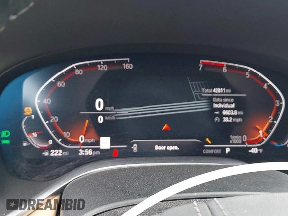 2020 BMW 7 Series 750i xDrive with VIN WBA7U2C04LBM61931, listed as a IAAI auction lot 41835563 with 42,811 mi miles. Bid and sale history available at carsss.com. Image 7.