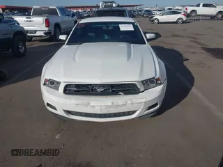 2012 Ford Mustang V6 Premium with VIN 1ZVBP8AM5C5214524, listed as a IAAI auction lot 41205445 with 146,218 mi miles. Bid and sale history available at carsss.com. Image 6.