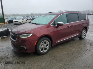 2021 Chrysler Pacifica Limited z VIN 2C4RC3GG5MR553967, wystawiony jako Copart lot #58008075 z przebiegiem 81 975 mil mil oraz Szkoda całkowita • Salvage title. Historia ofert i sprzedaży dostępna na DreamBid. Obrazek 1.