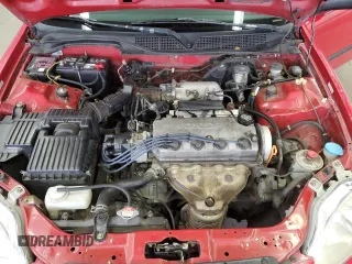 1998 Honda Civic HX with VIN 1HGEJ7128WL101968, listed as a Copart auction lot 51053835 with 297,230 mi miles and Salvage Title. Bid and sale history available at carsss.com. Image 11.