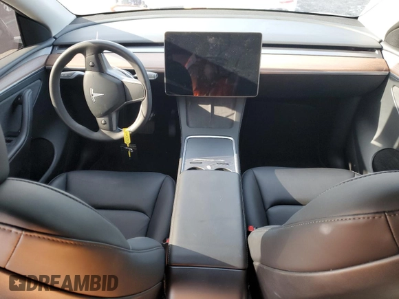 2024 Tesla Model Y Long Range with VIN 7SAYGDEE5RF060707, listed as a Copart auction lot 87288784 with Not provided miles and Salvage title. Bid and sale history available at DreamBid. Image 8.