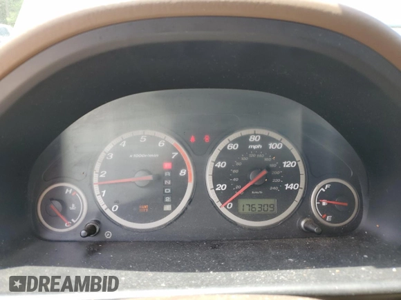 2002 Honda CR-V EX with VIN JHLRD78852C006802, listed as a Copart auction lot 63420685 with 176,309 mi miles and Clean title. Bid and sale history available at DreamBid. Image 9.