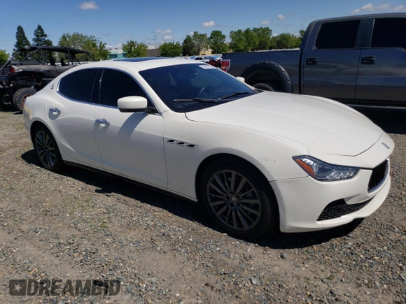 2016 Maserati Ghibli z VIN ZAM57XSA8G1166993, wystawiony jako Copart lot #51677735 z przebiegiem 58 215 mil mil oraz Tytuł czysty. Historia ofert i sprzedaży dostępna na DreamBid. Obrazek 4.