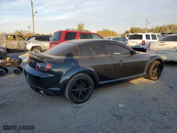 2004 Mazda RX-8 with VIN JM1FE173540124000, listed as a Copart auction lot 77366484 with 0 mi miles and Clean Title. Bid and sale history available at carsss.com. Image 3.