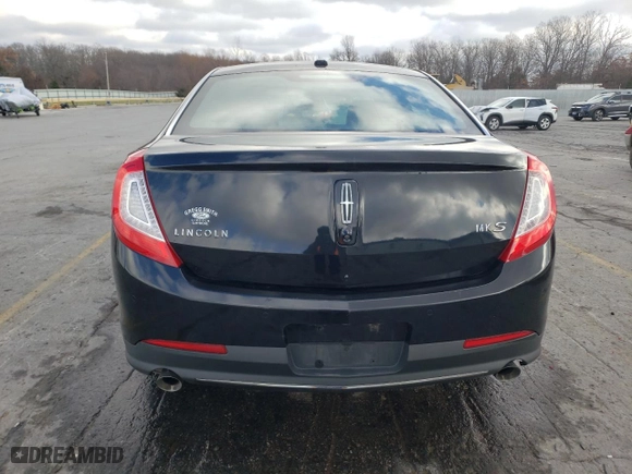 2014 Lincoln MKS with VIN 1LNHL9DKXEG603199, listed as a Copart auction lot 84429694 with 95,140 mi miles and Salvage Title. Bid and sale history available at carsss.com. Image 6.