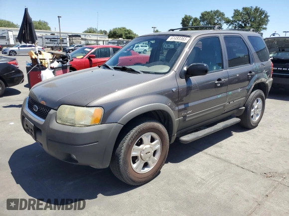 2002 Ford Escape XLT Choice with VIN 1FMYU04182KB99540, listed as a Copart auction lot 61493365 with 156,207 mi miles and Salvage title. Bid and sale history available at DreamBid. Image 1.