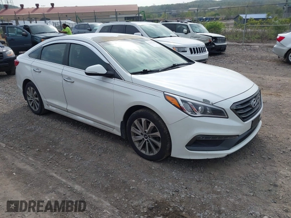 2016 Hyundai Sonata Sport with VIN 5NPE34AFXGH350112, listed as a IAAI auction lot 42175920 with 235,000 mi miles and . Bid and sale history available at DreamBid. Image 1.