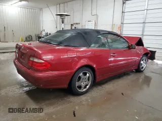 2002 Mercedes-Benz CLK 320/430 with VIN WDBLK65G12T112872, listed as a Copart auction lot 83481604 with 111,370 mi miles and Salvage Title. Bid and sale history available at DreamBid. Image 3.