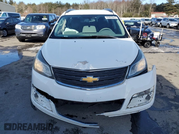 2017 Chevrolet Traverse LS with VIN 1GNKRFED4HJ101603, listed as a Copart auction lot 45803065 with 138,402 mi miles and Salvage title. Bid and sale history available at DreamBid. Image 5.