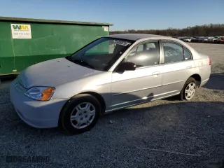 2002 Honda Civic LX with VIN 2HGES16502H572761, listed as a Copart auction lot 50168235 with 248,045 mi miles and Salvage Title. Bid and sale history available at carsss.com. Image 1.