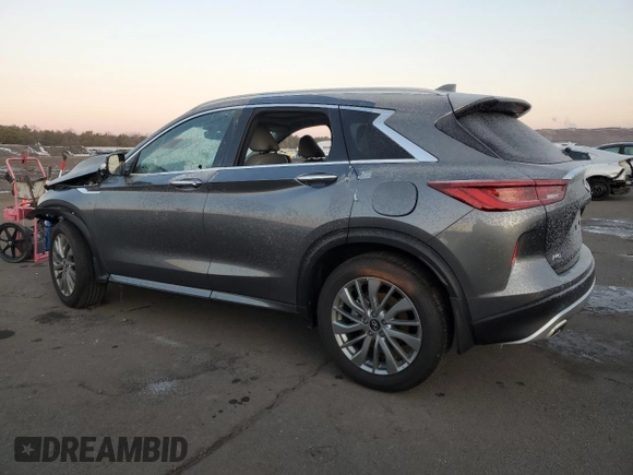 2024 Infiniti QX50 Luxe with VIN 3PCAJ5BB0RF115287, listed as a Copart auction lot 42433715 with Not provided miles and Salvage title. Bid and sale history available at DreamBid. Image 2.
