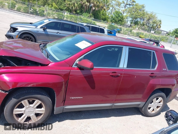 2016 GMC Terrain SLE with VIN 2GKALMEKXG6246461, listed as a IAAI auction lot 42003819 with 107,582 mi miles. Bid and sale history available at carsss.com. Image 14.