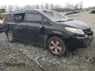 2018 Toyota Sienna LE Auto Access Seat with VIN 5TDKZ3DC1JS914700, listed as a Copart auction lot 85239834 with 107,426 mi miles and Salvage title. Bid and sale history available at DreamBid. Image 4.