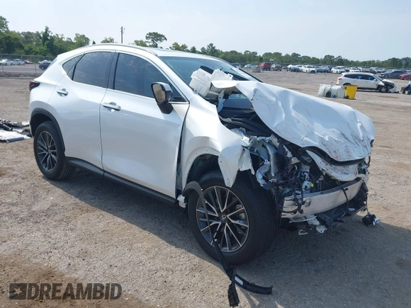 2025 Lexus NX 250 Premium with VIN 2T2GDCAZ0SC017127, listed as a IAAI auction lot 42325758 with 9,735 mi miles and . Bid and sale history available at DreamBid. Image 1.