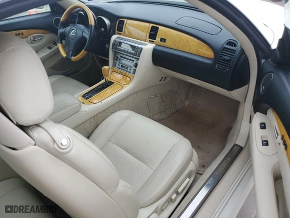 2004 Lexus SC 430 with VIN JTHFN48Y640054436, listed as a Copart auction lot 78467484 with 0 mi miles and Salvage Title. Bid and sale history available at carsss.com. Image 8.