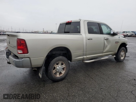 2010 Dodge Ram 2500 SLT with VIN 3D7UT2CL1AG188976, listed as a Copart auction lot 86336574 with 297,609 mi miles and Salvage Title. Bid and sale history available at carsss.com. Image 3.