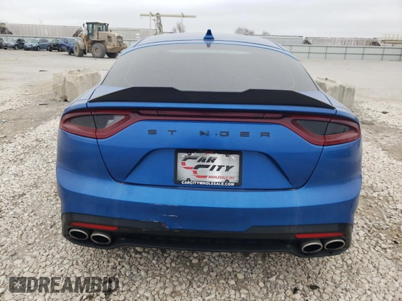 2018 Kia Stinger GT2 with VIN KNAE55LC6J6038788, listed as a Copart auction lot 45280774 with 48,108 mi miles and Salvage Title. Bid and sale history available at carsss.com. Image 6.