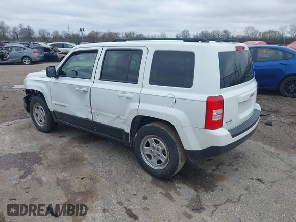2016 Jeep Patriot Sport with VIN 1C4NJPBB9GD738411, listed as a IAAI auction lot 42129792 with 140,177 mi miles and . Bid and sale history available at carsss.com. Image 3.
