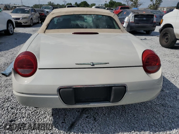 2005 Ford Thunderbird 50th Anniversary with VIN 1FAHP69A55Y107329, listed as a Copart auction lot 54962955 with 69,875 mi miles and Clean Title. Bid and sale history available at DreamBid. Image 6.