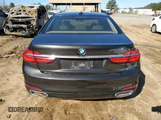 2016 BMW 7 Series 740i with VIN WBA7E2C53GG504463, listed as a Copart auction lot 47725315 with 136,617 mi miles and Salvage Title. Bid and sale history available at carsss.com. Image 6.