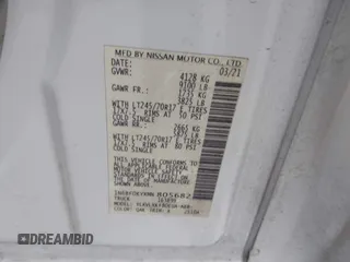2021 Nissan NV Cargo SV z VIN 1N6BF0KYXMN805682, wystawiony jako IAAI lot #42152216 z przebiegiem 82 671 mil mil oraz . Historia ofert i sprzedaży dostępna na DreamBid. Obrazek 9.