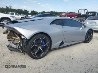 2021 Lamborghini Huracan z VIN ZHWUF5ZF2MLA17322, wystawiony jako Copart lot #74884884 z przebiegiem 11 078 mil mil oraz Nie do naprawy. Historia ofert i sprzedaży dostępna na DreamBid. Obrazek 3.