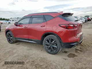 2020 Chevrolet Blazer RS with VIN 3GNKBERS8LS541337, listed as a Copart auction lot 62232975 with 35,919 mi miles and Salvage title. Bid and sale history available at DreamBid. Image 2.