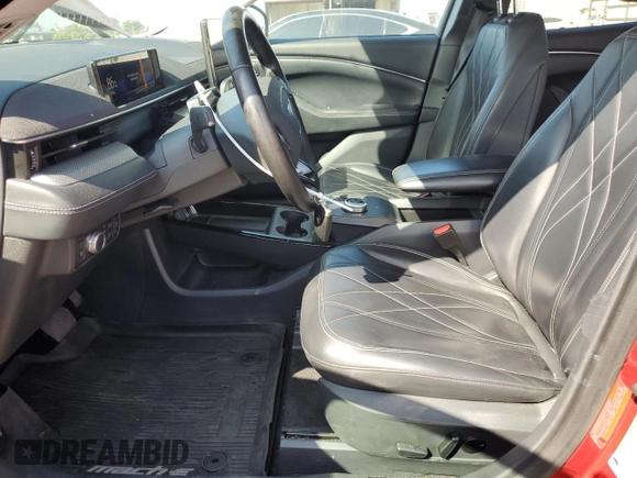 2021 Ford Mustang Mach-E Select with VIN 3FMTK1SS9MMA59428, listed as a Copart auction lot 58368865 with 46,718 mi miles and Salvage title. Bid and sale history available at DreamBid. Image 7.