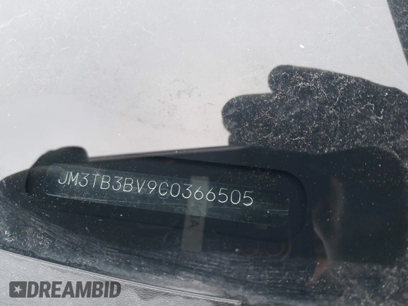 2012 Mazda CX-9 Sport with VIN JM3TB3BV9C0366505, listed as a IAAI auction lot 41474588 with 161,079 mi miles and . Bid and sale history available at DreamBid. Image 9.