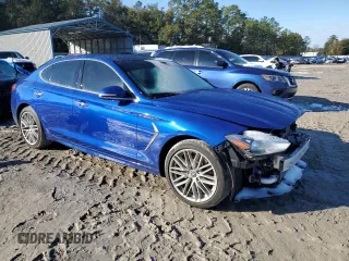 2020 Genesis G70 2.0T with VIN KMTG34LA6LU053351, listed as a Copart auction lot 89288705 with 21,798 mi miles and Salvage title. Bid and sale history available at DreamBid. Image 4.