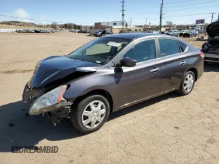 2014 Nissan Sentra SV with VIN 1N4AB7AP3EN855147, listed as a Copart auction lot 49116175 with 153,345 mi miles and Salvage Title. Bid and sale history available at DreamBid. Image 1.