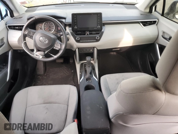 2022 Toyota Corolla Cross LE with VIN 7MUCAABG2NV024823, listed as a Copart auction lot 53458775 with 24,562 mi miles and Non repairable. Bid and sale history available at DreamBid. Image 8.