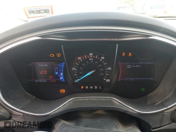 2013 Ford Fusion SE Hybrid with VIN 3FA6P0LU8DR126848, listed as a Copart auction lot 61544925 with 237,115 mi miles and Salvage title. Bid and sale history available at DreamBid. Image 9.