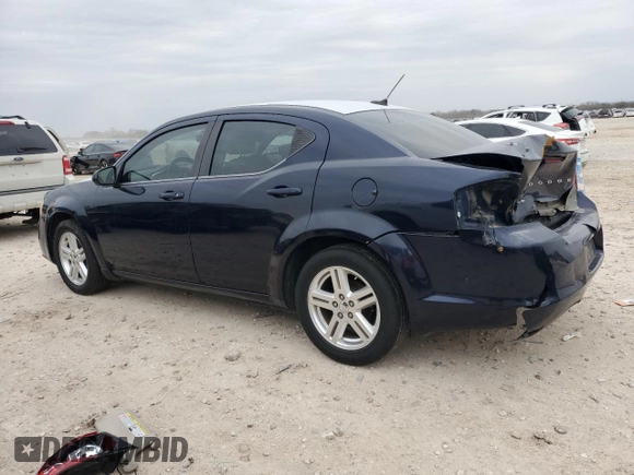 2013 Dodge Avenger SXT with VIN 1C3CDZCB5DN684057, listed as a Copart auction lot 44350765 with 194,667 mi miles and Salvage Title. Bid and sale history available at carsss.com. Image 2.